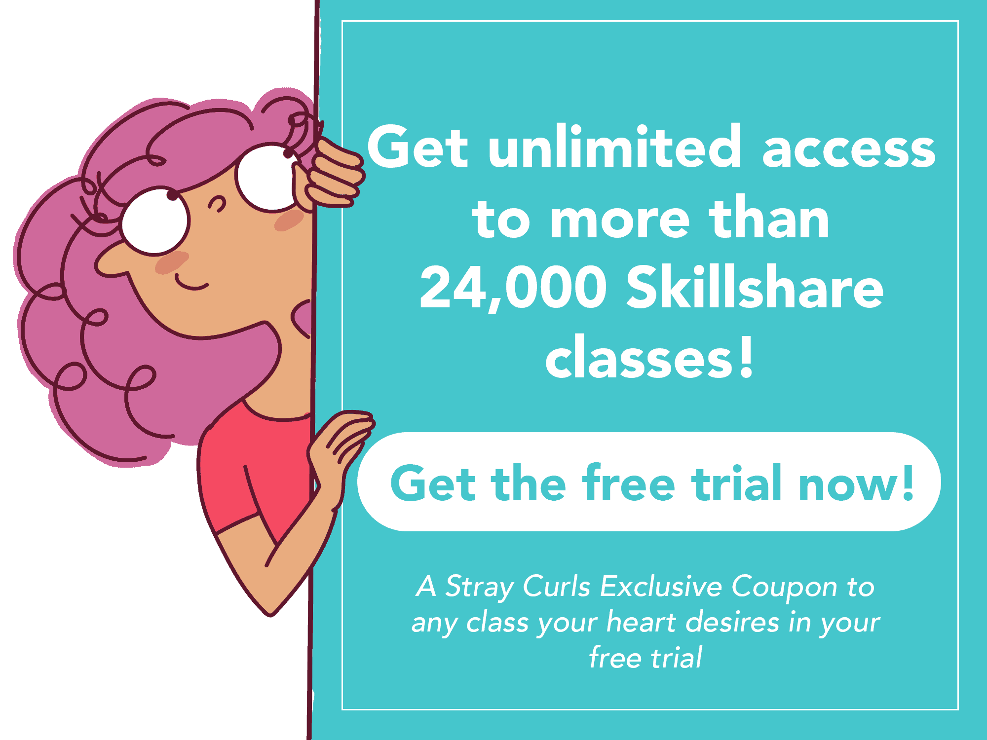 Wanna become an artist? Take my Skillshare Coupon to master the art of illustration.