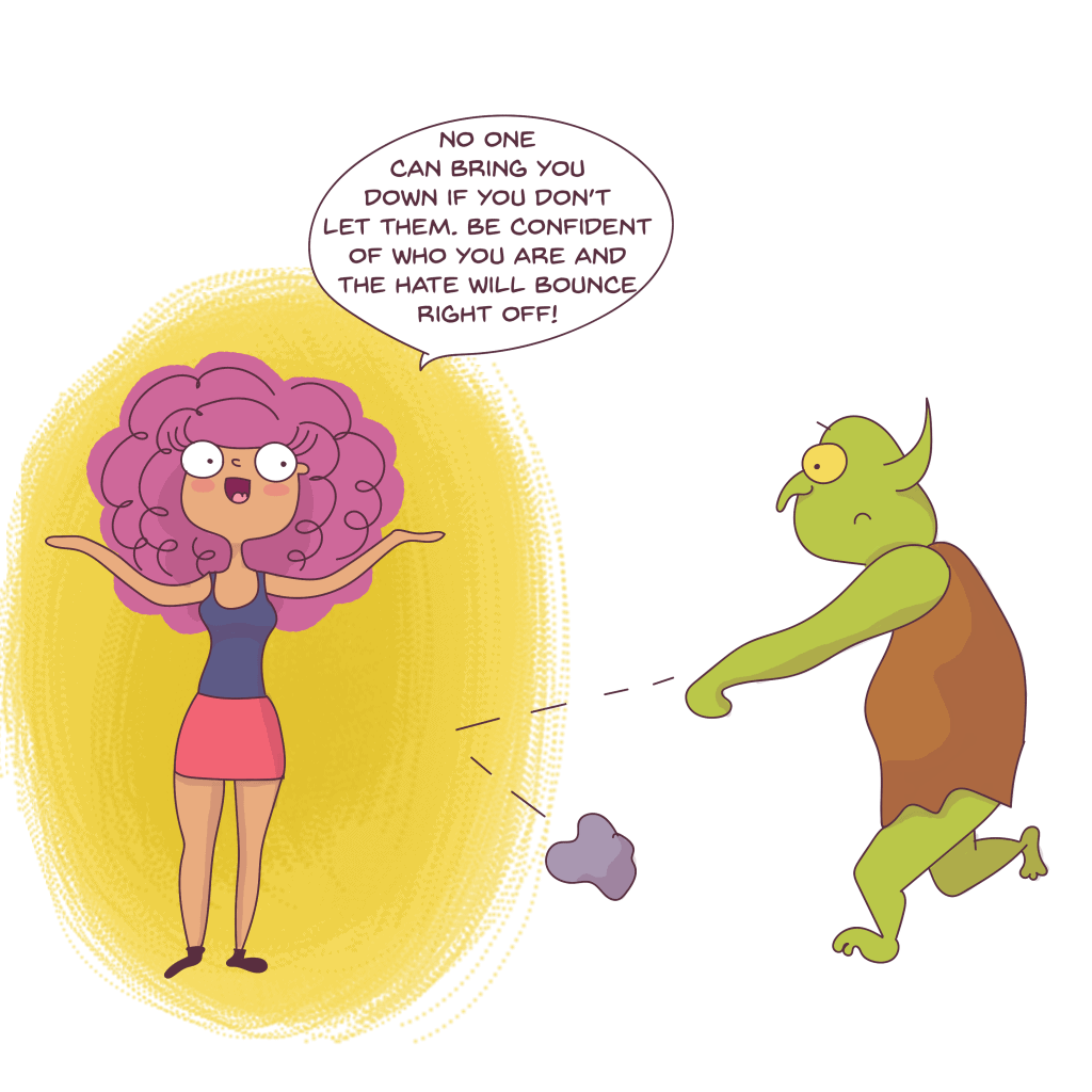 Don't let negative comments about your art ruin your mood as an artist. Keep drawing and do not feed the trolls