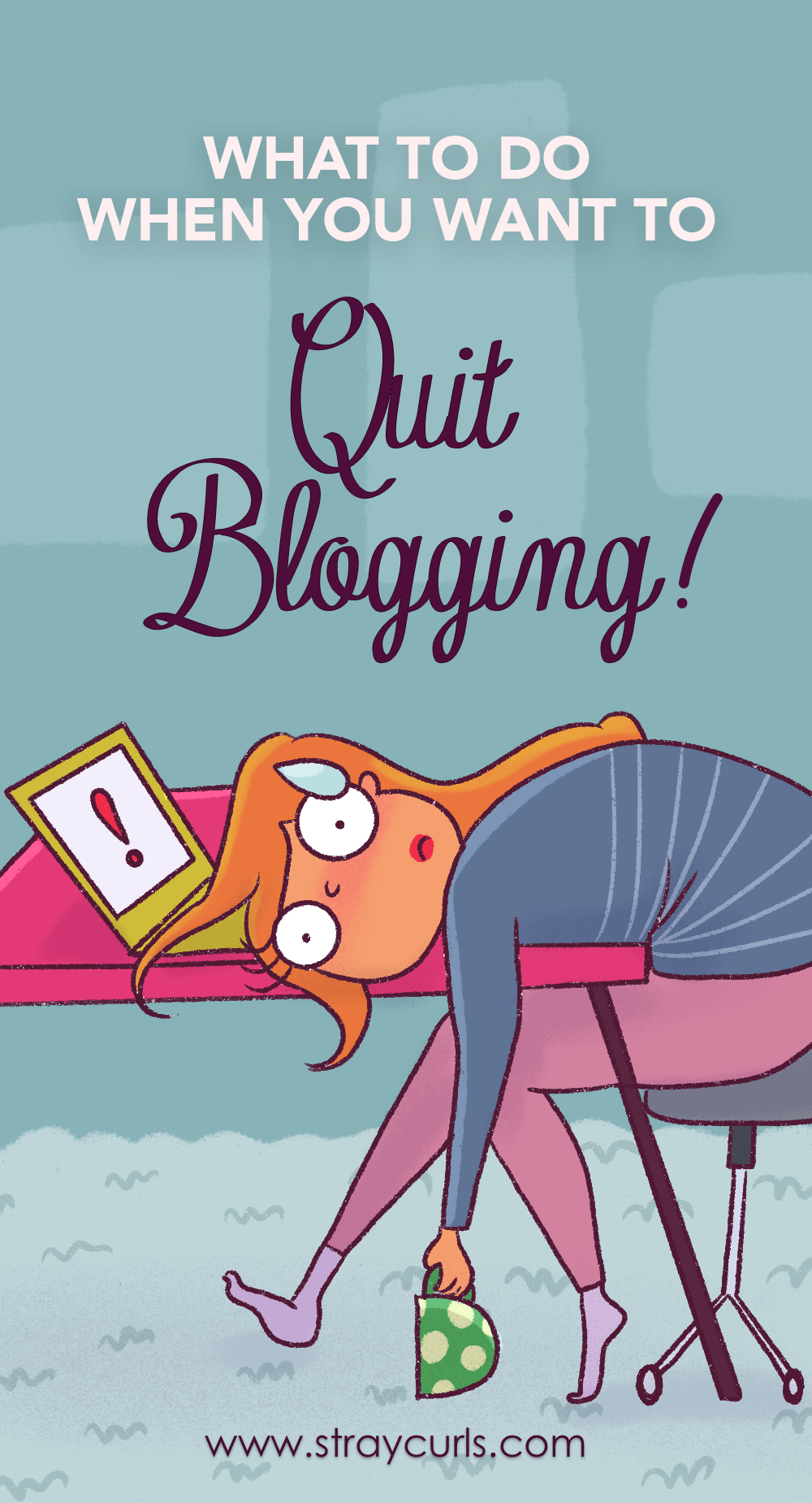 Stressed about your blog going nowhere? Overwhelemed and tired about your Blog? I got you covered. Learn how to beat blogging burnout and get inspired so you can start a blog and get over blogger's anxiety! #blogging #bloggingtips
