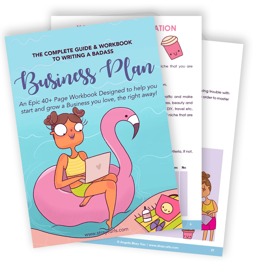 Business plan planner printable Stray Curls