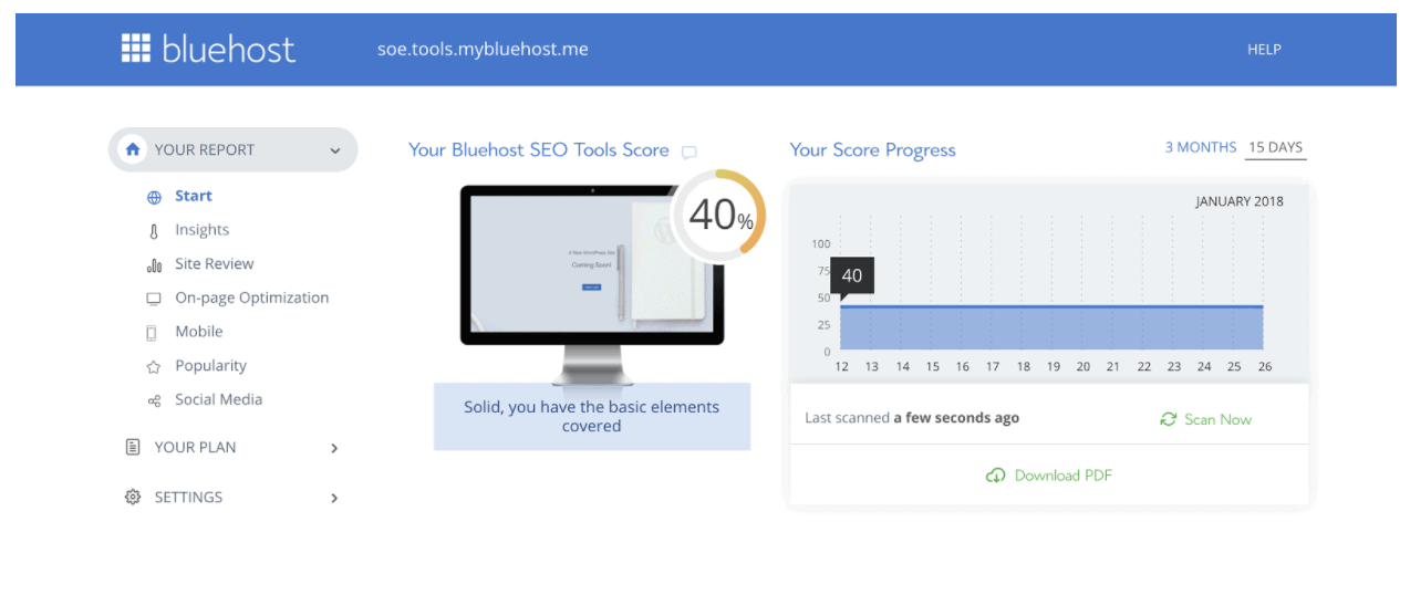 Bluehost provides you with amazing SEO tools that you can use to grow your organic traffic!