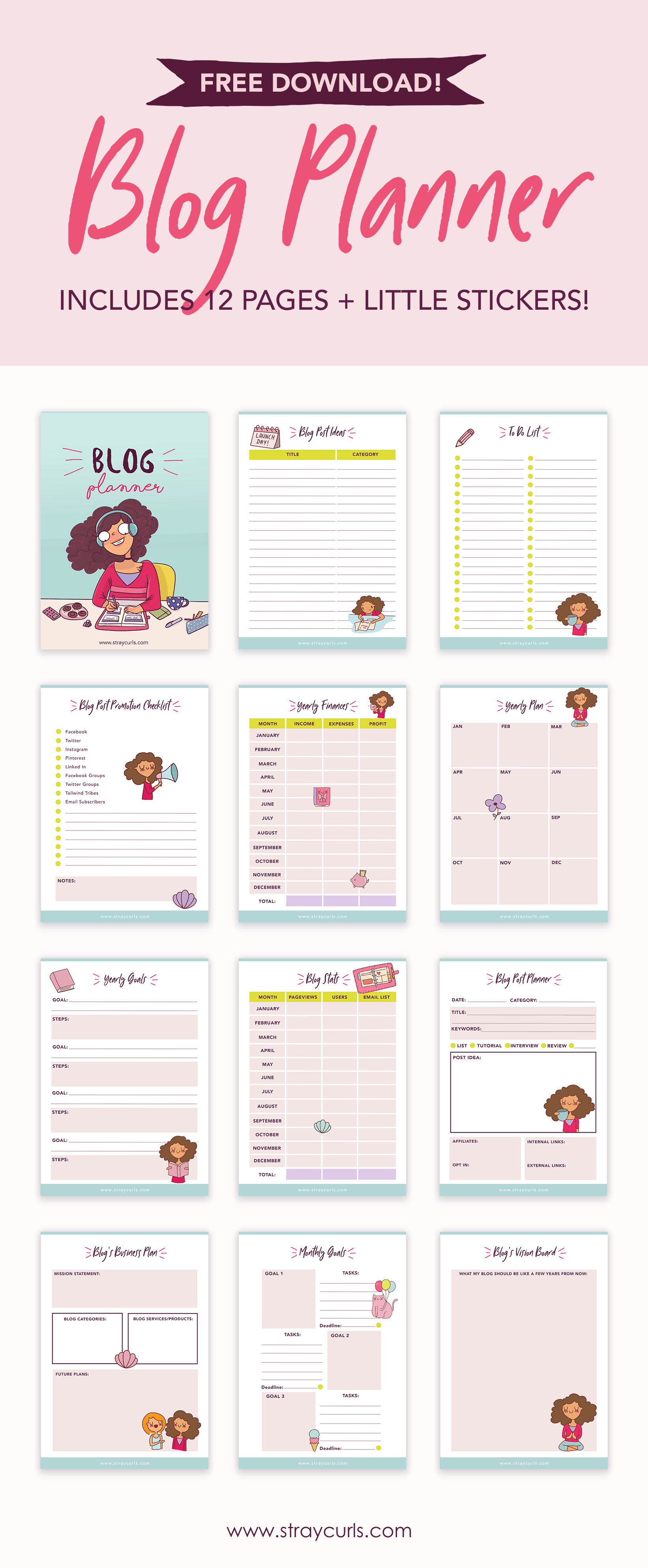 Planner 2023 PDF Free Download: 40 Awesome Printables for You!