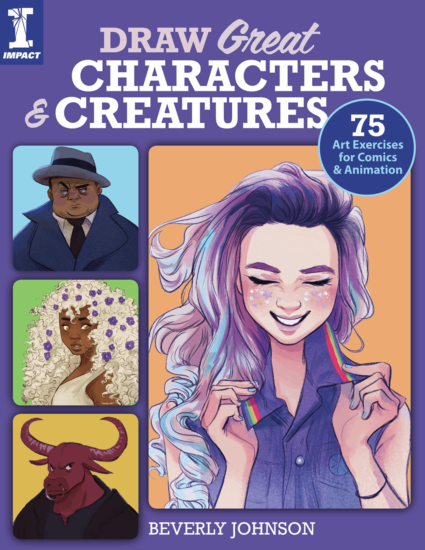 Draw great characters and creatures by beverly johnson is one of the best drawing books for beginners. 