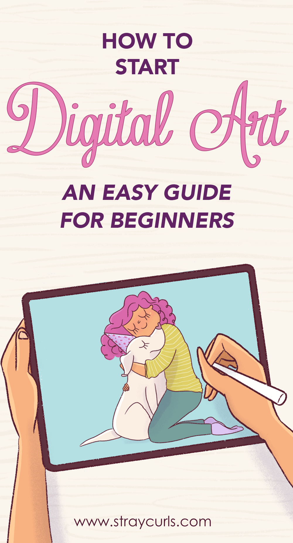 How to start digital art - an easy guide for beginners. Read this post to learn how to get started with digital art.