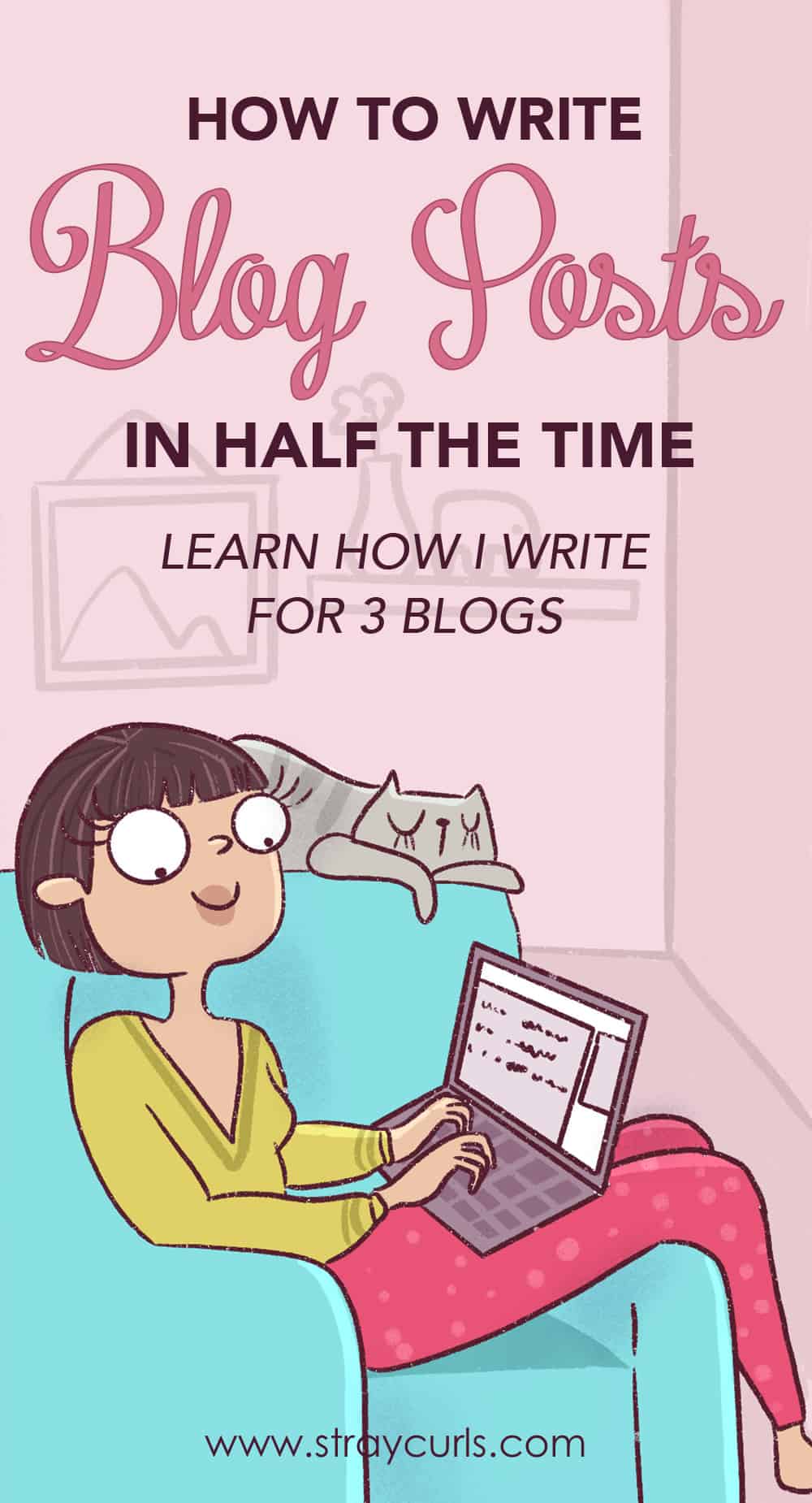 Learn how to write a blog post fast. I teach you how to write blog posts quickly so that you can output more posts a month.
